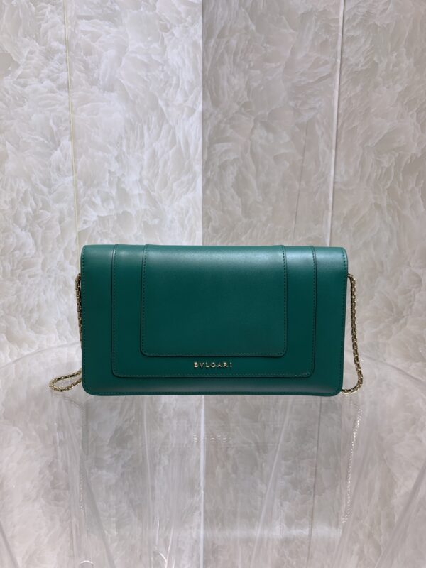 Bulgari Chain Small Bag - Green - Image 5