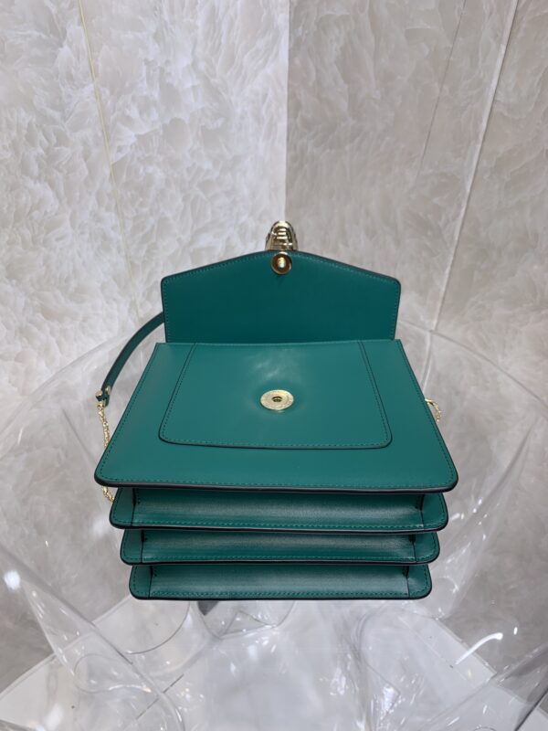 Bulgari Snake Head Small HandBag - Green - Image 3