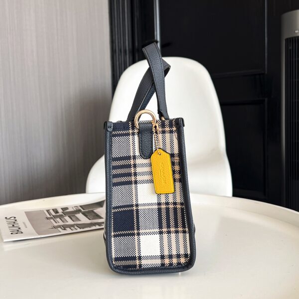 Coach's New Dempsey Series Small Tote Bag - Black - Image 3