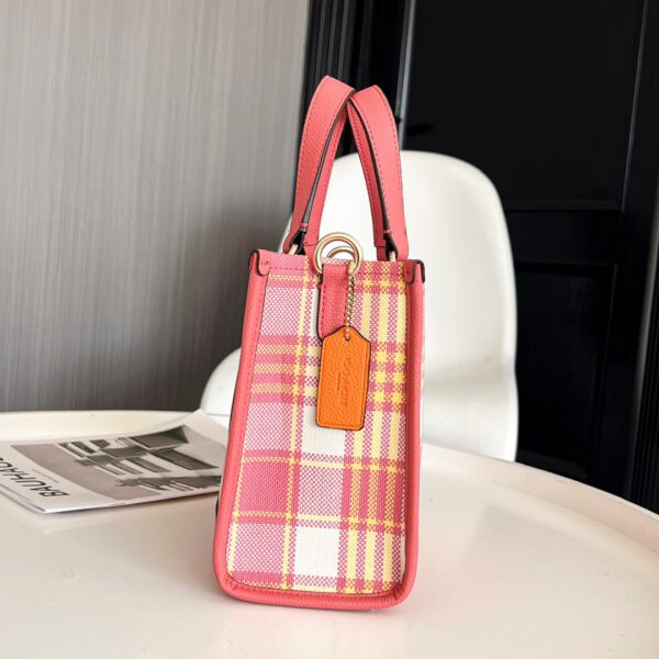 Coach's New Dempsey Series Small Tote Bag - Pink - Image 2