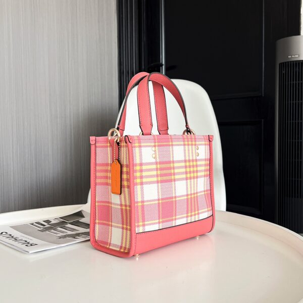 Coach's New Dempsey Series Small Tote Bag - Pink - Image 5