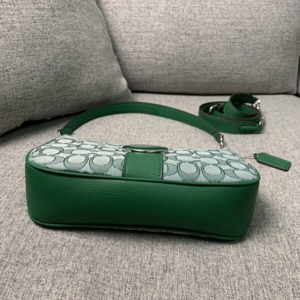 Coach Lonniebaguette Women's Handbag - Green - Image 3