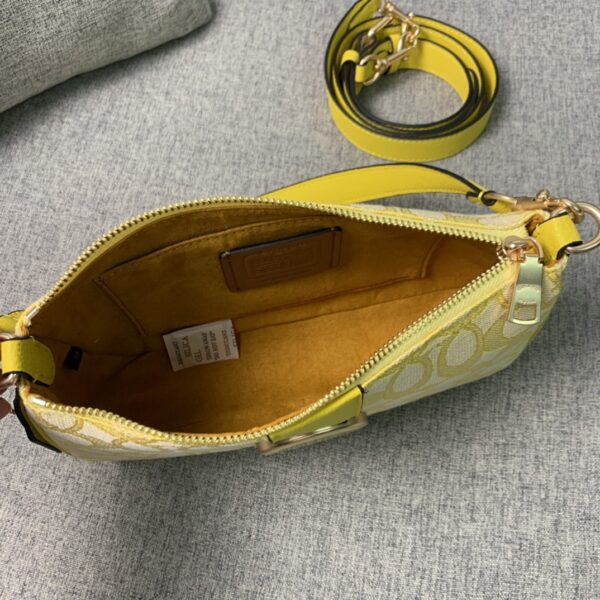 Coach Lonniebaguette Women's Handbag - Yellow - Image 2