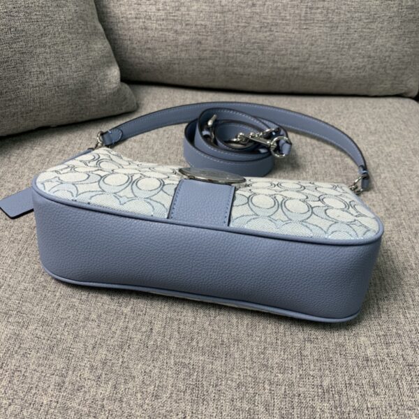 Coach Lonniebaguette Women's Handbag - Blue - Image 3