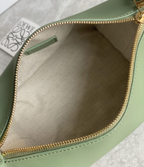 Celine Napa Lunch Box Bag - Green - Image 4