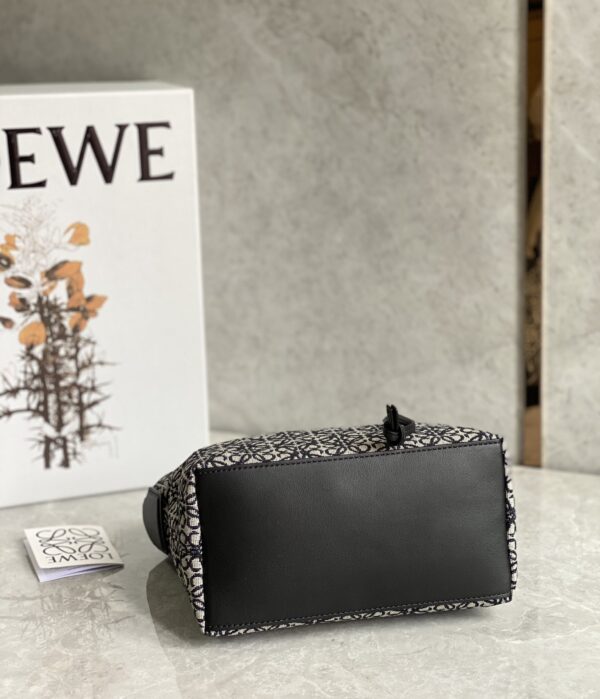 Celine Cubi Embroidered Lunch Small Bag - Black - Image 3