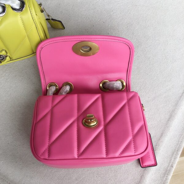 Coach Chain Pillow Madison Armpit Crossbody Bag - Pink - Image 3