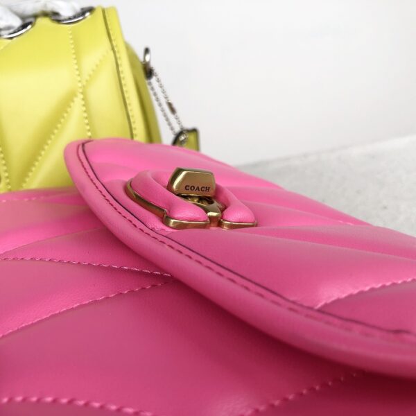Coach Chain Pillow Madison Armpit Crossbody Bag - Pink - Image 2