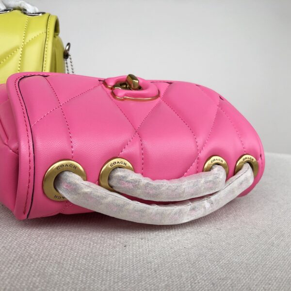 Coach Chain Pillow Madison Armpit Crossbody Bag - Pink - Image 5