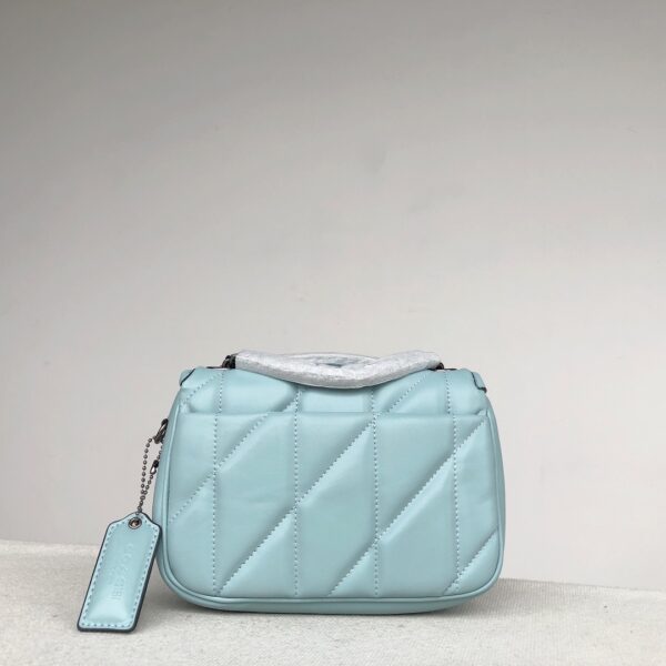 Coach Chain Pillow Madison Armpit Crossbody Bag - Blue - Image 5