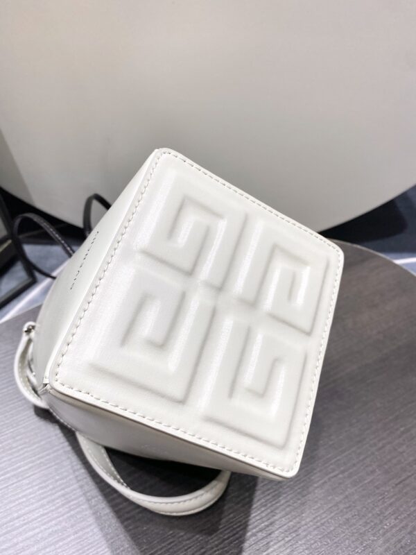 Givenchy Mini Cut Out Bucket Bag - White - Image 4