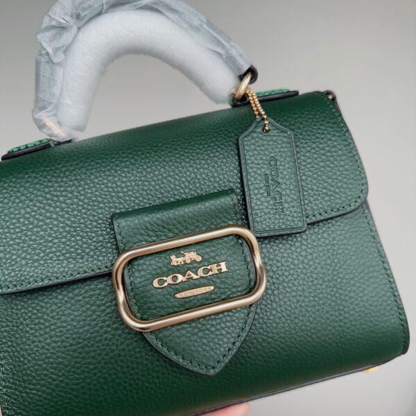 Coach Morgan Top handle Modern Retro Handbag - Green - Image 3