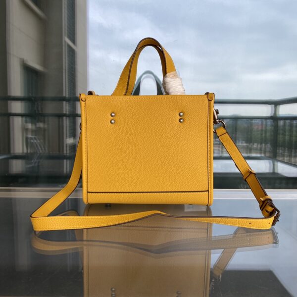 Coach Snoopy Versatile Handbag - Yellow - Image 5