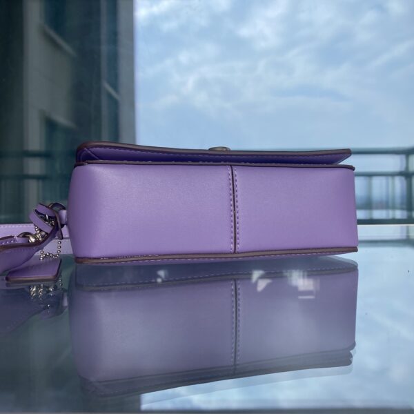 Coach Studio Baguette Crossbody Bag - Purple - Image 3