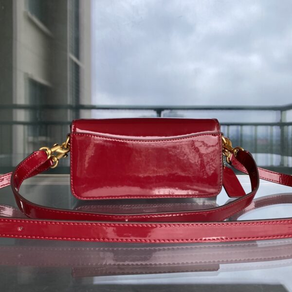 Coach Studio Baguette Crossbody Bag - Red - Image 5