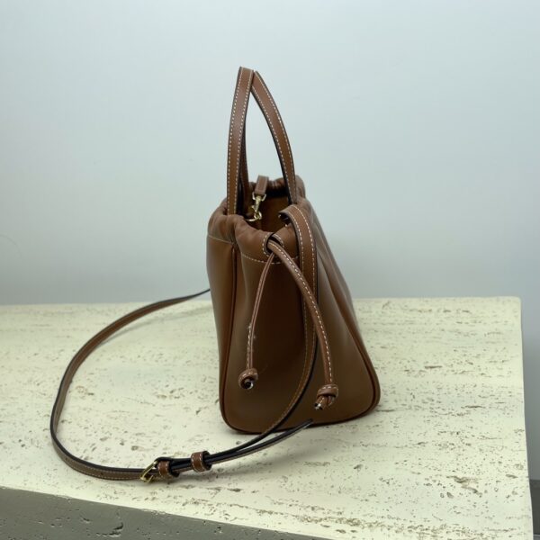 Celine Cabas Triomphe Small Drawstring Bag - Brown - Image 2