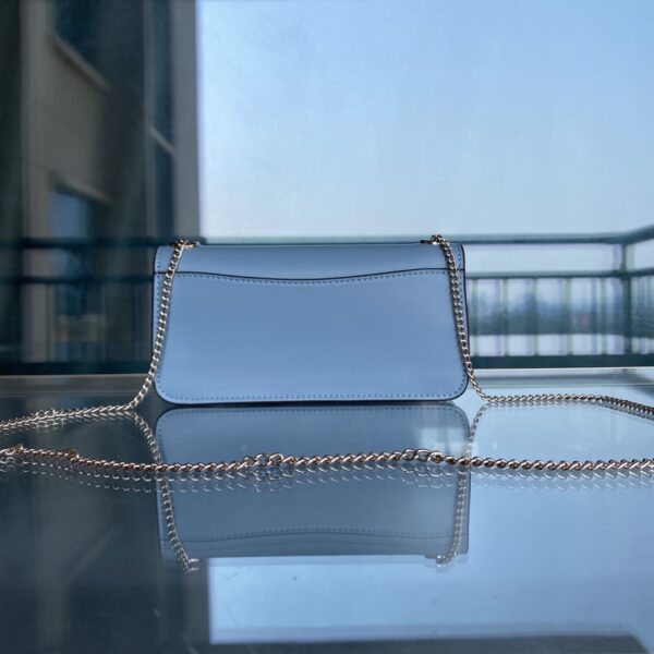 Coach Chambray's New Baguette Chain Bag - Blue - Image 5