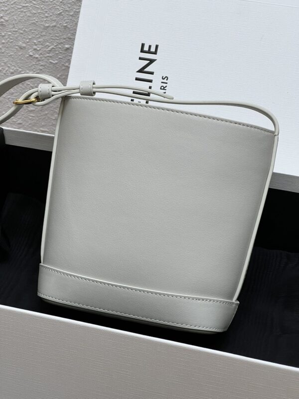 Celin E Mini Bucket Bag - Gray - Image 5