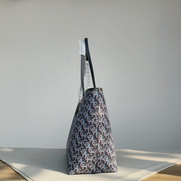 Coach City Buckle Design Tote Bag - Blue - Image 4