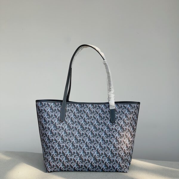 Coach City Buckle Design Tote Bag - Blue - Image 2