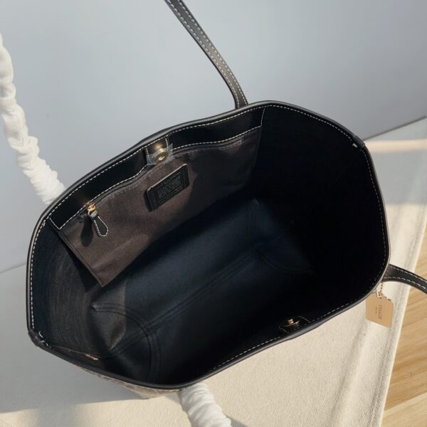 Coach City Buckle Design Tote Bag - Black - Image 3