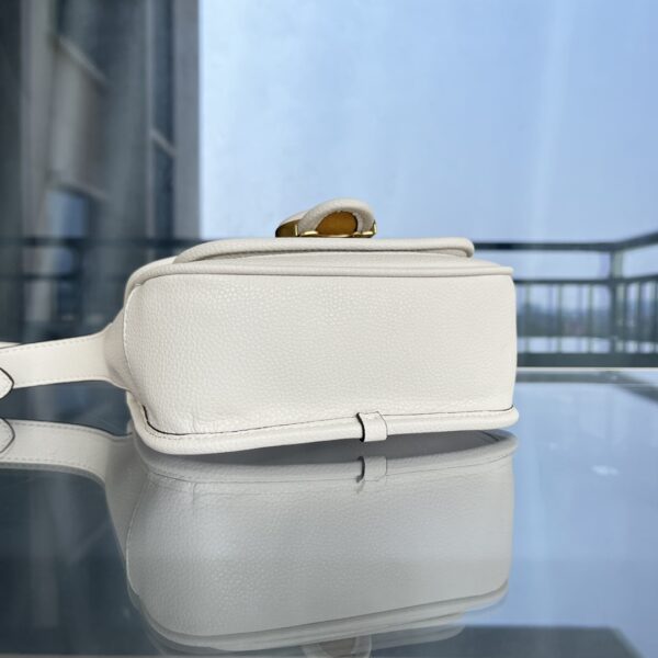 Coach Tabby 19 Leather Messenger Bag - White - Image 3