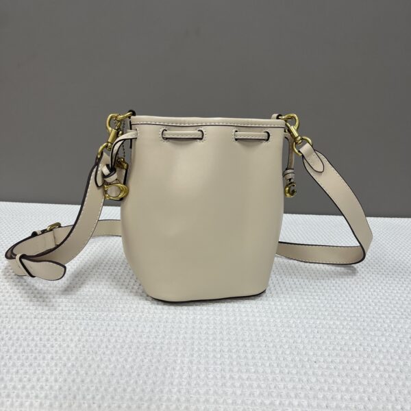 Coach Camila Mini Bucket Bag - Off White - Image 4