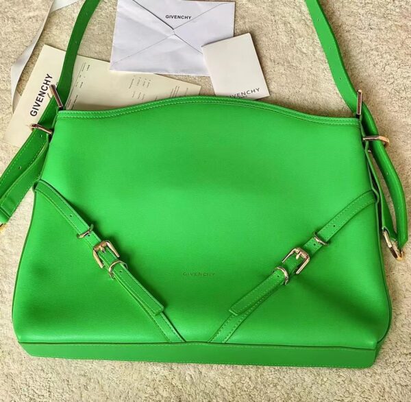 Givenchy Voyou Medium Underarm Bag - Green - Image 4