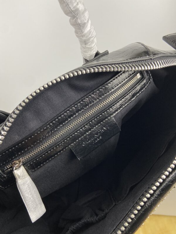 Givenchy Antigona Motorcycle Medium Bag - Black - Image 2