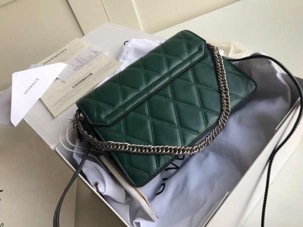 Givenchy Gv3 Diamond Series Small Handbag - Green - Image 3