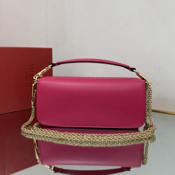 Valentino New Loco Baguette Handbag - Pink - Image 5