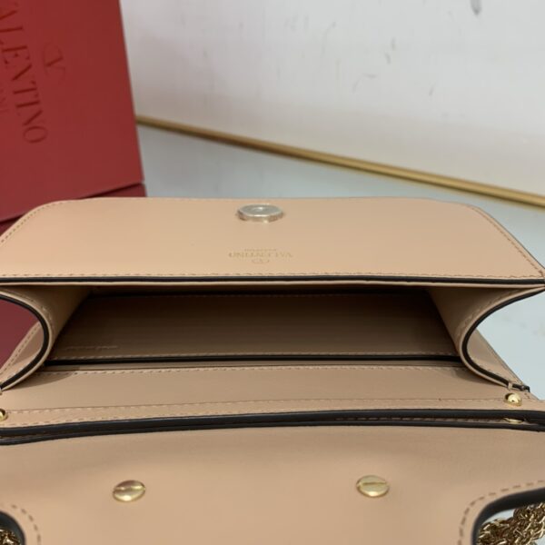 Valentino Garavani Mini Calfskin Handbag - Cream - Image 2