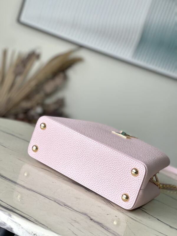 Louis Vuitton Capucines Small Handbag - Pink - Image 3