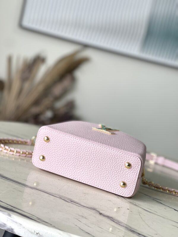 Louis Vuitton Capucines Mini Handbag - Pink - Image 3
