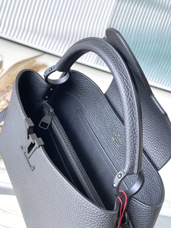 Louis Vuitton Capucines East West BB Handbag - Black - Image 2