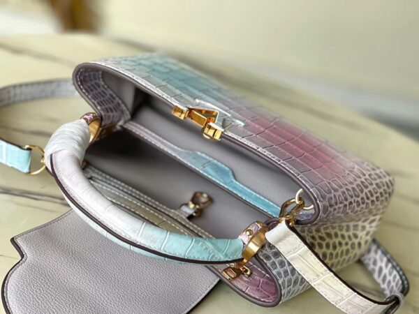 Louis Vuitton Sahara Crocodile Pattern Large Handbag - Multi - Image 5