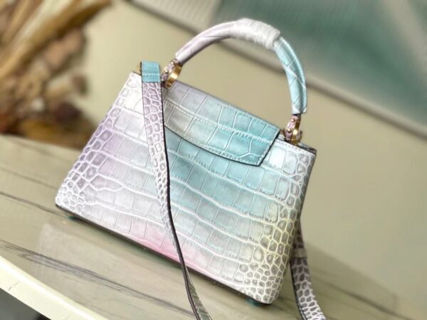 Louis Vuitton Sahara Crocodile Pattern Large Handbag - Multi - Image 3