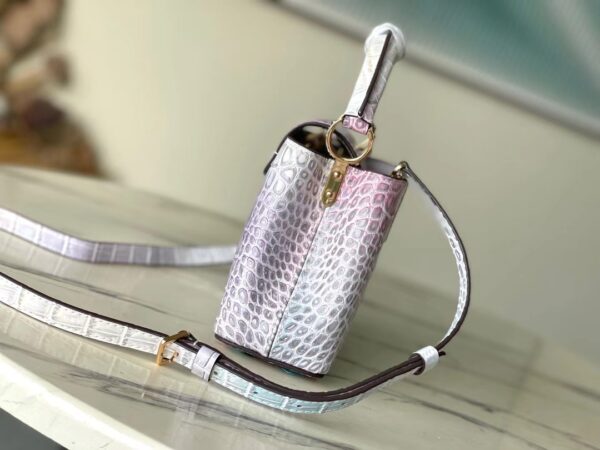 Louis Vuitton Sahara Crocodile Pattern Mini Handbag - Multi - Image 5