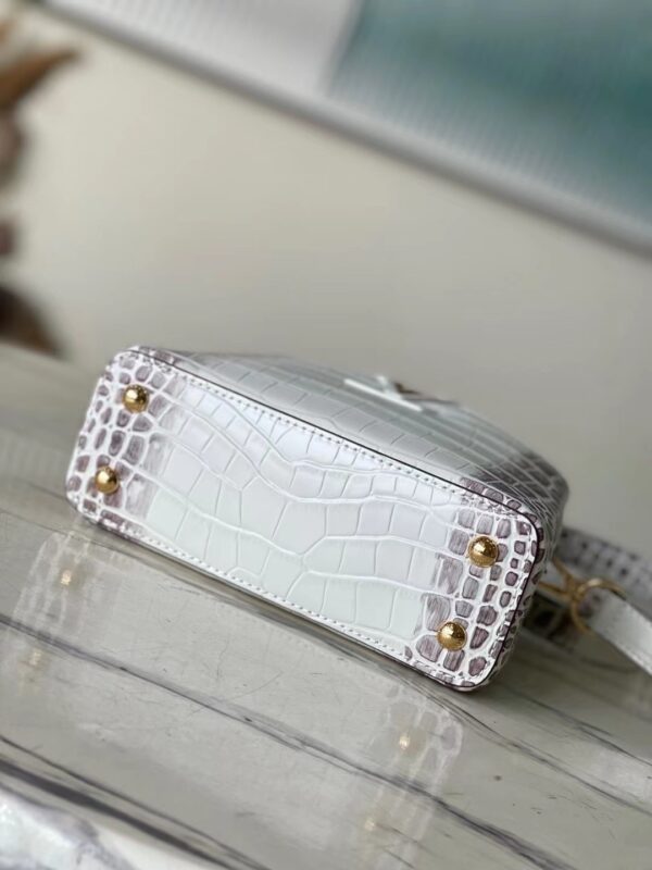 Louis Vuitton Capucines Himalayan Crocodile Pattern Mini Bag - Image 3