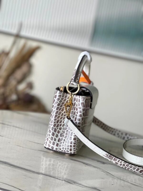 Louis Vuitton Capucines Himalayan Crocodile Pattern Mini Bag - Image 5