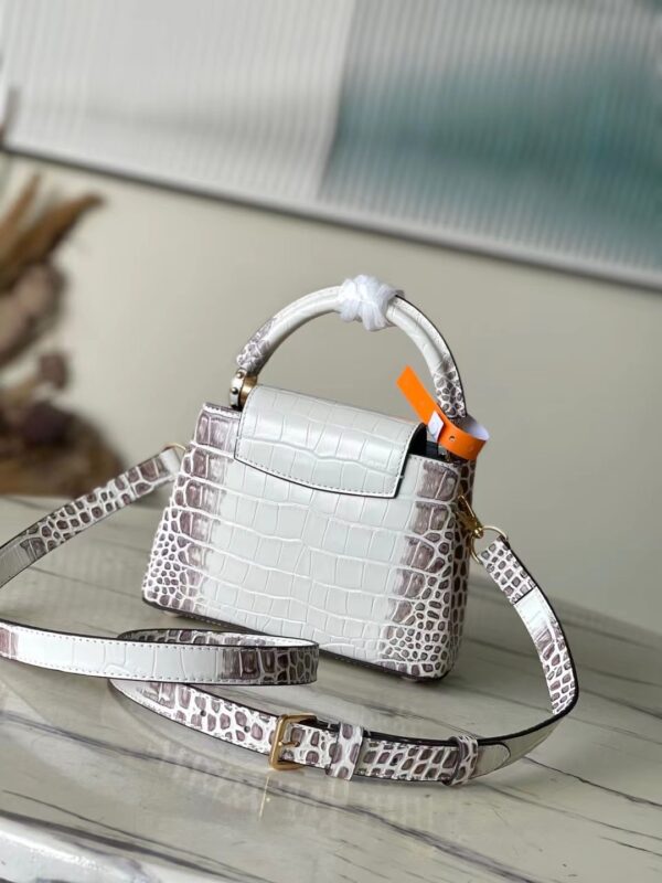 Louis Vuitton Capucines Himalayan Crocodile Pattern Mini Bag - Image 4